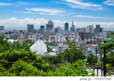 神戸の街並み 北野天満神社から 神戸の街並み 北野天満神社から 44597099