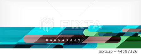 Abstract colorful lines, modern geometric background design 44597326