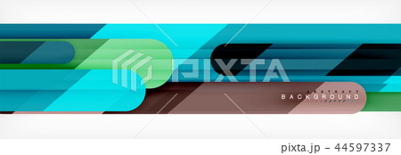 Abstract colorful lines, modern geometric background design 44597337