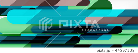 Abstract colorful lines, modern geometric background design 44597338