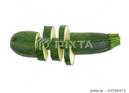 Fresh zucchini isolated on a white background Fresh zucchini isolated on a white background 44598473