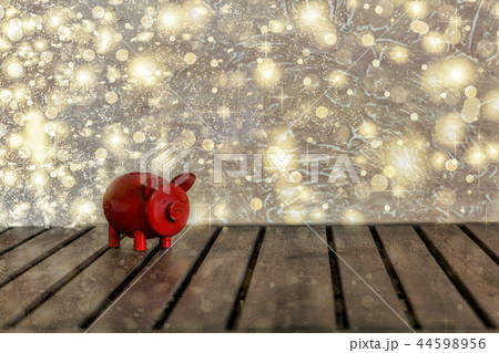 2019, Year of Pig, Christmas sale, sell-out, golden snowflakes,  44598956