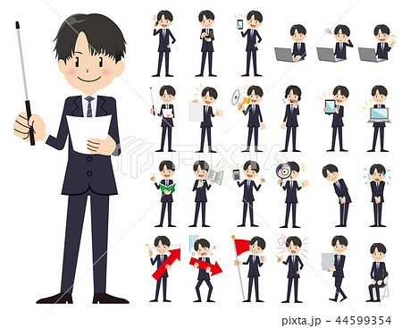 会社員 男性 説明・解説仕草セット 会社員 男性 説明・解説仕草セット 44599354