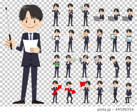 会社員 男性 説明・解説仕草セット 会社員 男性 説明・解説仕草セット 44599354
