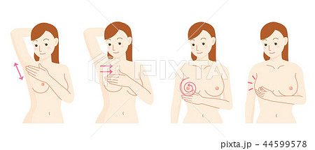 乳がん 自己検診セット 44599578