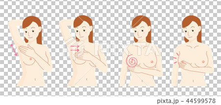 乳がん 自己検診セット 44599578