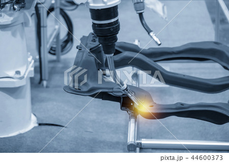 The welding robot machine . 44600373