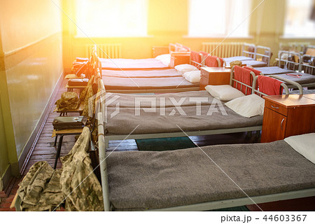 many beds in the military barracks of ukraine 44603367