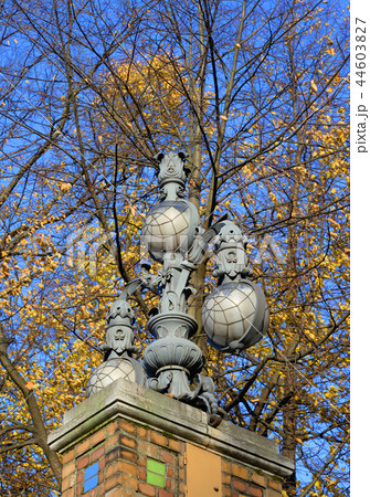 Lantern at the entrance to Mikhailovsky Garden. Lantern at the entrance to Mikhailovsky Garden. 44603827