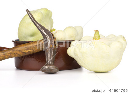 summer white pattypan squash 44604796