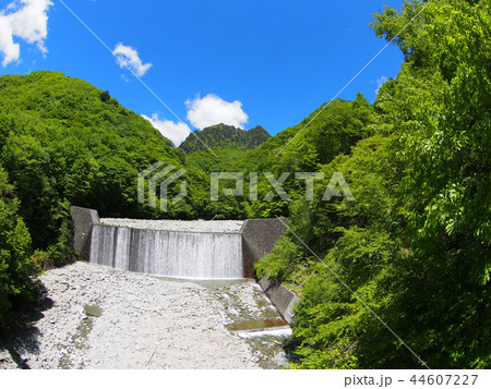 西沢渓谷 砂防ダム 西沢渓谷 砂防ダム 44607227