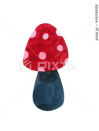 Red Mushroom watercolor isolated white background Red Mushroom watercolor isolated white background 44609688