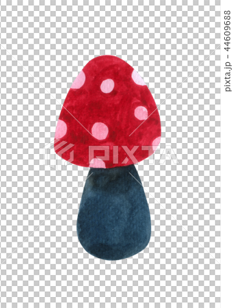 Red Mushroom watercolor isolated white background Red Mushroom watercolor isolated white background 44609688