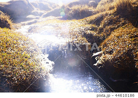spring melting creek with ice spring melting creek with ice 44610186