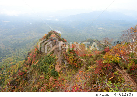 戸隠　蟻の塔渡り　紅葉 44612305