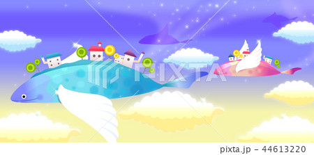 風景 幻想 想像のイラスト素材