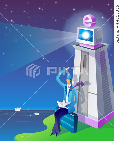 ブリーフケース ビジネスマン ビジネス 44613365