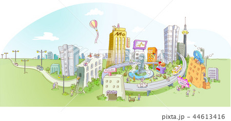 都市 都会 建築 44613416