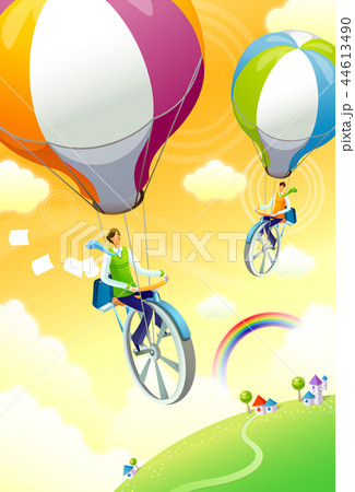 熱気球 想像 公衆 44613490