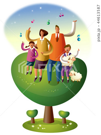 家族 ファミリー 動物 44613587
