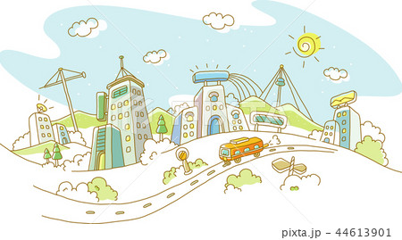 バス 都市 都会 44613901