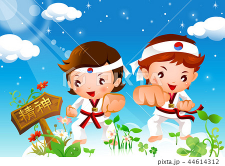 少年 子供 裸足 44614312
