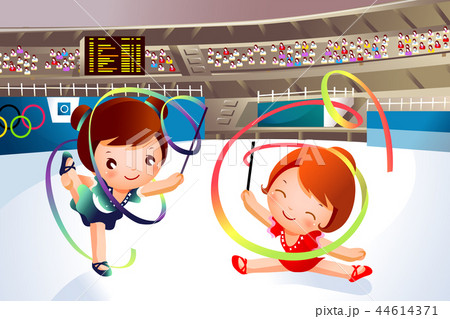 子供 カラフル 舞踊 44614371