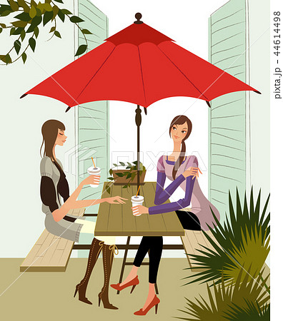 カジュアル 女性 女 44614498