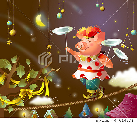 贅沢 かわいいぶたさんのサーカス フェルト Backtohealthwoodbury Com