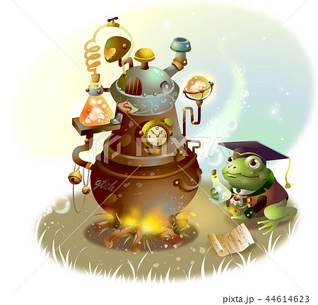 ビーカー 釜 カラフル 44614623