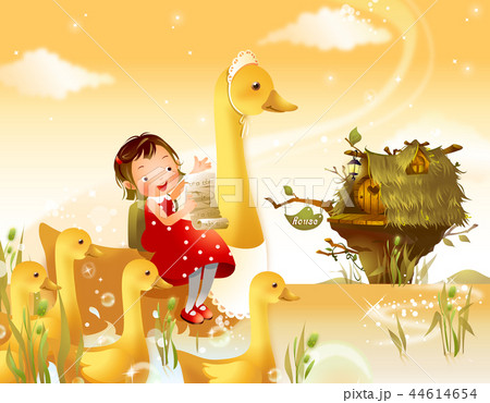 アヒル 幻想 少女 44614654