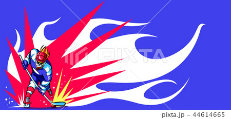 アイスホッケー スポーツ モーション 44614665