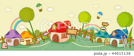 住宅 ユーモア イラスト 44615136