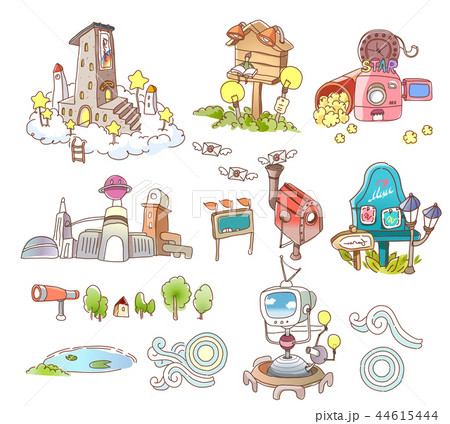 ドア 出入口 住宅のイラスト素材
