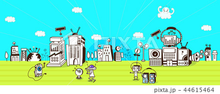 アンテナ ヘッドセット 木 44615464