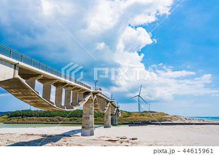 (静岡県)菊川河口の潮騒橋 (静岡県)菊川河口の潮騒橋 44615961
