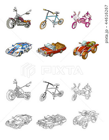 自転車 アイコン 交通 44616267