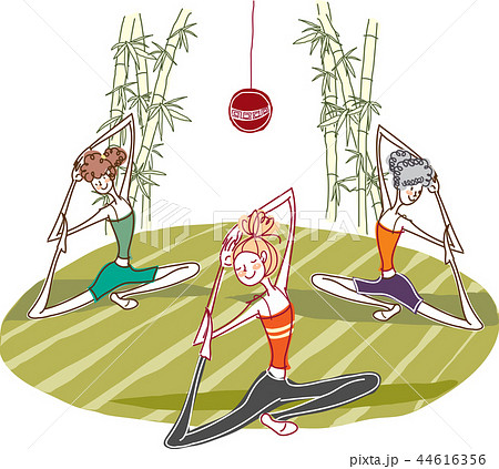 ストレッチ スタジオ ヨガ 44616356