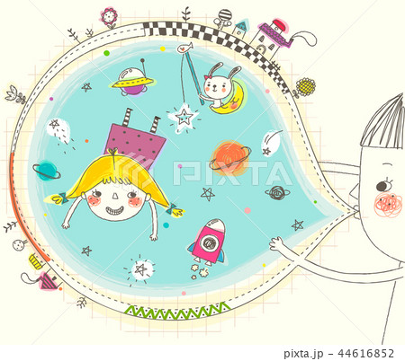 吹き 吹く 子供 44616852