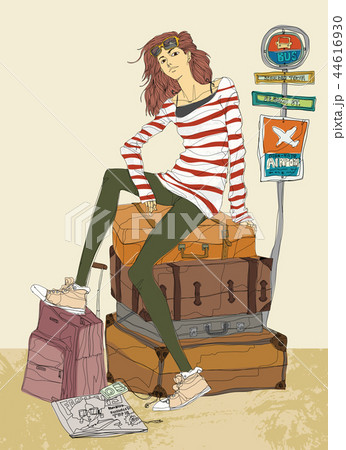 カジュアル 旅行用バッグ スーツケース 44616930