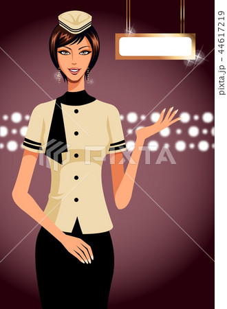 ユニフォーム 笑顔 微笑 44617219