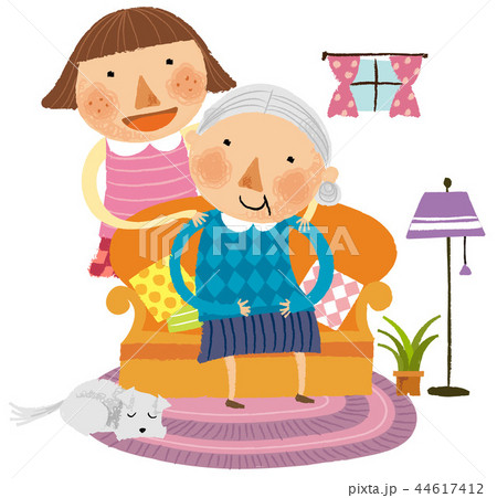 家族 ファミリー おばあちゃん 44617412