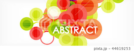 Circle composition abstract background Circle composition abstract background 44619253