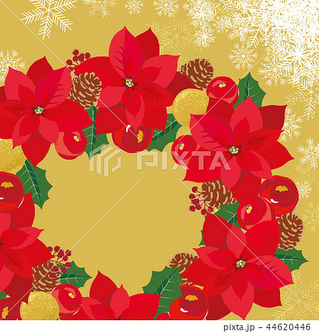 クリスマスリース イラストのイラスト素材
