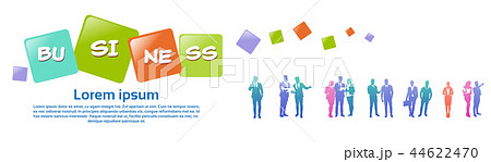 colourful business people silhouette, group of diversity businessman, successfull team concept colourful business people silhouette, group of diversity businessman, successfull team concept 44622470
