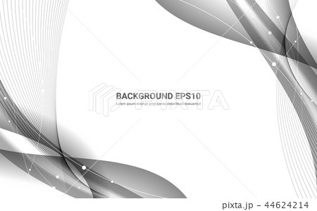 Black white abstract line smooth curve background. Black white abstract line smooth curve background. 44624214