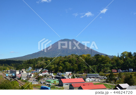 羊蹄山　ニセコ駅　尻別川　ニセコ町 44624720
