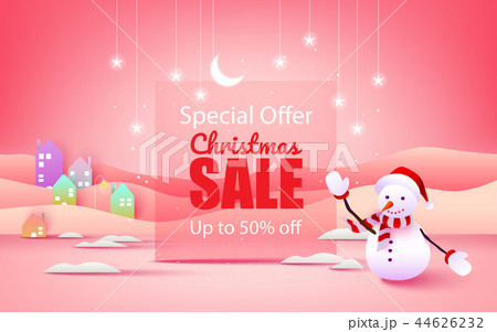 Merry Christmas and Happy New Year. Christmas sale 44626232