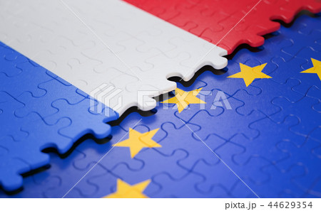 Netherlands European Union Puzzle Flag Netherlands European Union Puzzle Flag 44629354