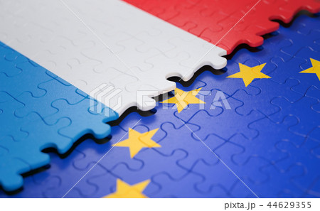 Luxembourg European Union Puzzle Flag Luxembourg European Union Puzzle Flag 44629355